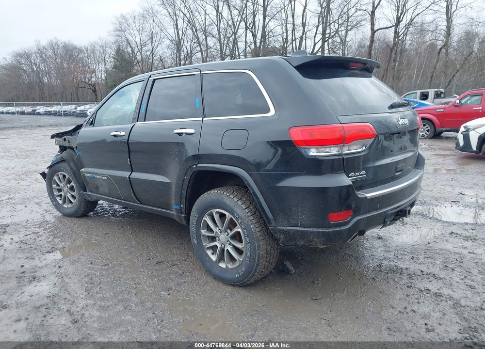 2014 JEEP GRAND CHEROKEE OVERLAND VIN: 1C4RJFCM7EC324039