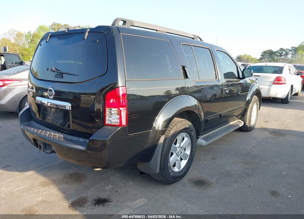 2012 NISSAN PATHFINDER SV VIN: 5N1AR1NNXCC636346