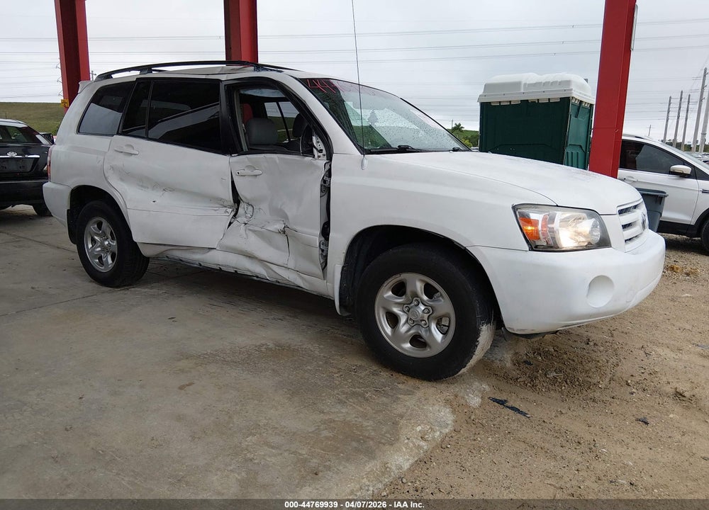 2007 TOYOTA HIGHLANDER VIN: JTEGD21A770160291