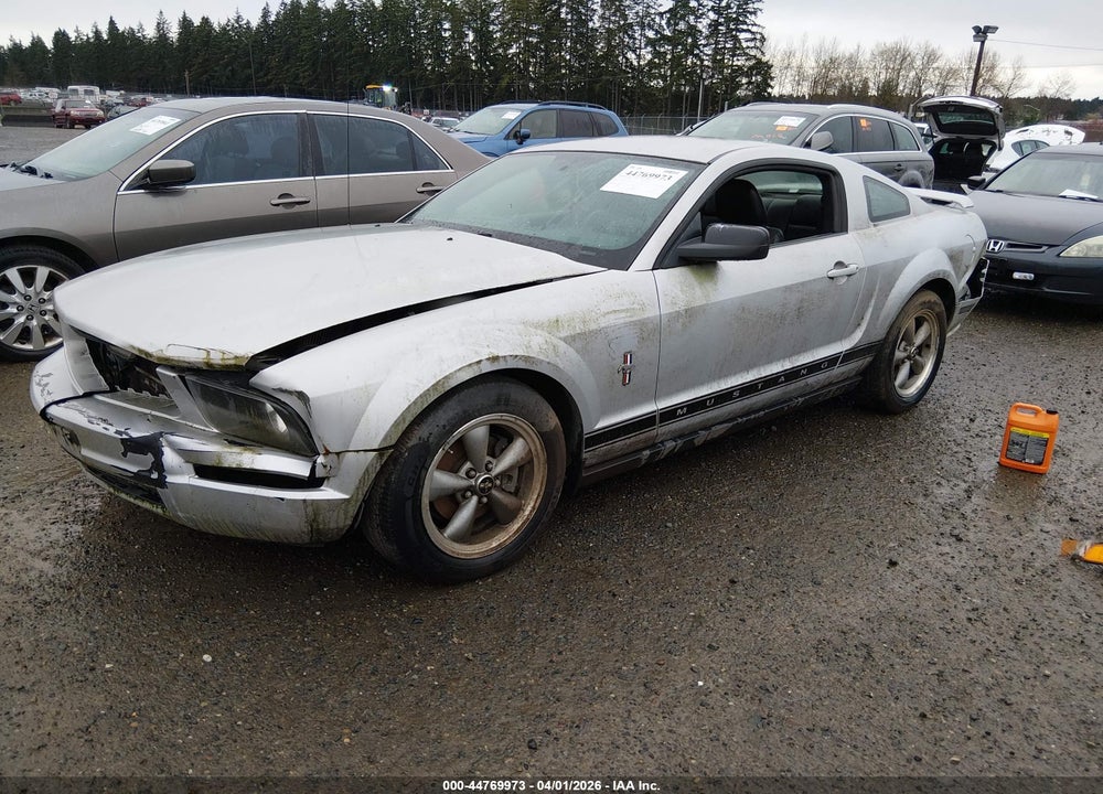 2006 FORD MUSTANG V6 VIN: 1ZVHT80N765227571