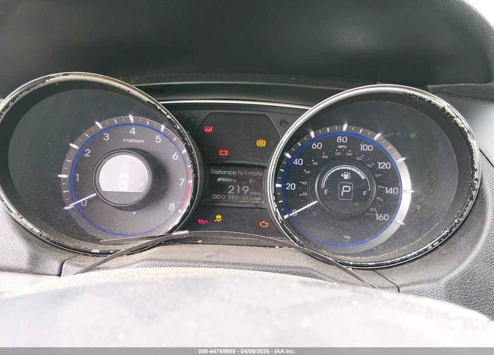 2014 HYUNDAI SONATA GLS VIN: 5NPEB4ACXEH945547