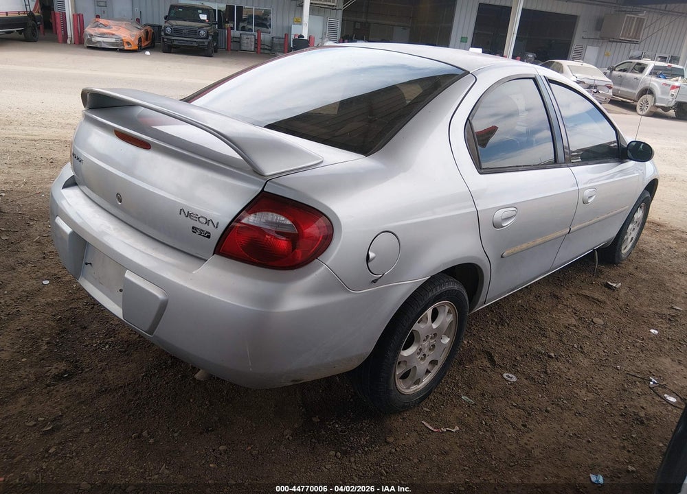 2005 DODGE NEON SXT VIN: 1B3ES56CX5D199624