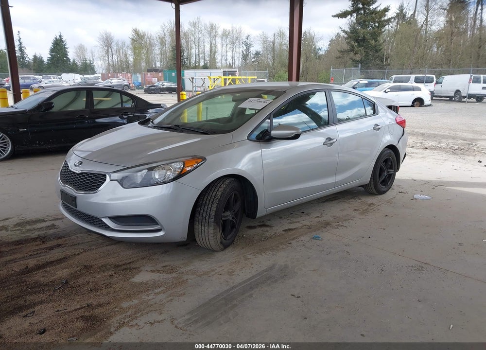 2015 KIA FORTE LX VIN: KNAFK4A62F5395399