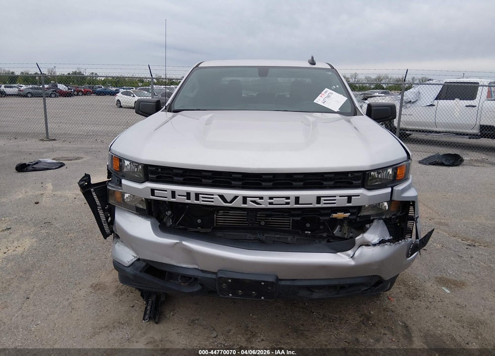 2021 CHEVROLET SILVERADO 1500 2WD  SHORT BED CUSTOM VIN: 3GCPWBEK4MG220049