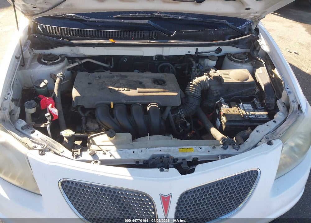 2005 PONTIAC VIBE VIN: 5Y2SL63835Z402005