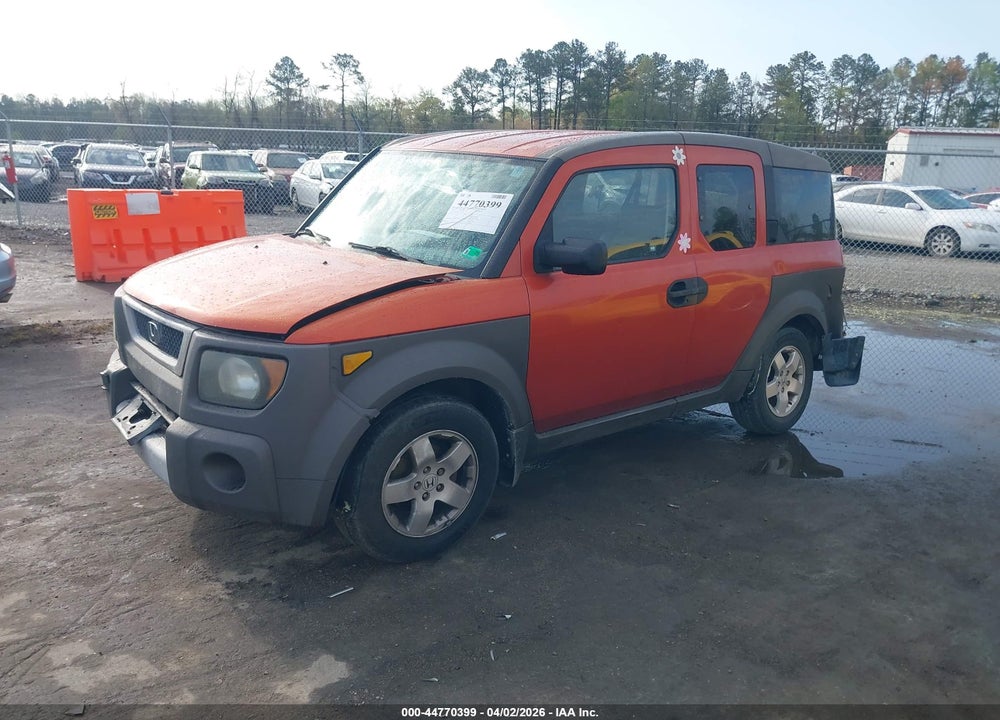 2003 HONDA ELEMENT EX VIN: 5J6YH28503L032662