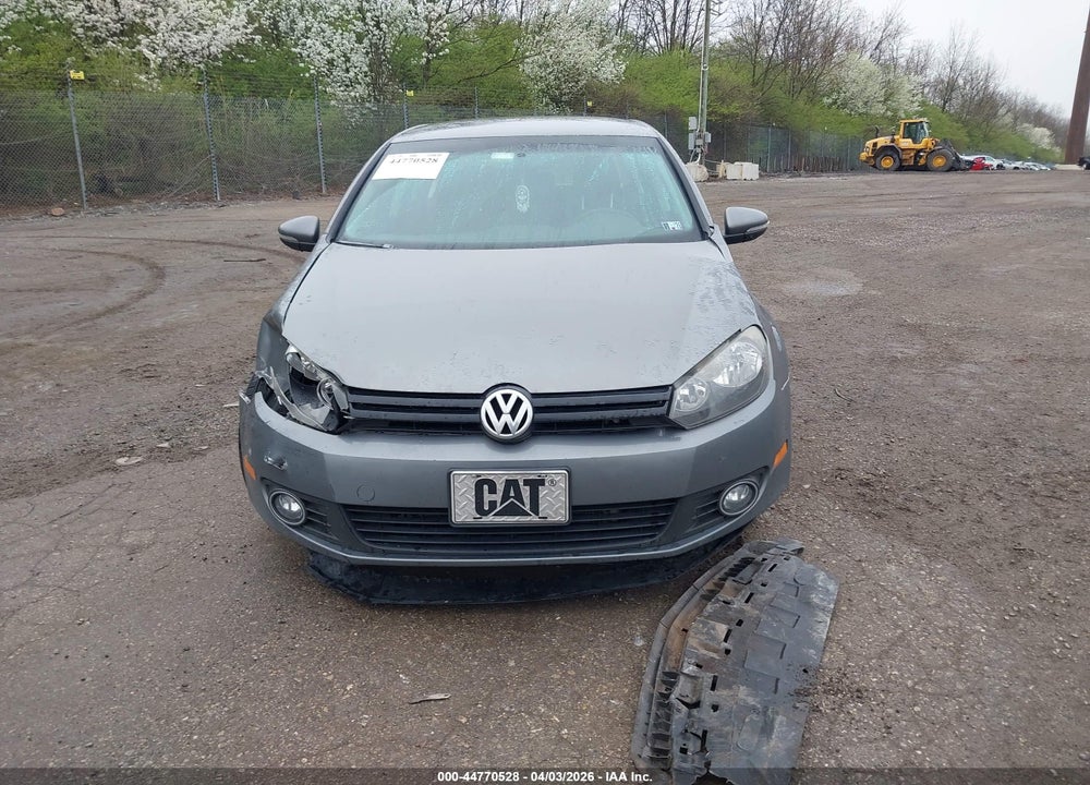 2012 VOLKSWAGEN GOLF TDI 4-DOOR VIN: WVWNM7AJ4CW063307