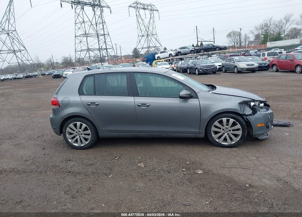2012 VOLKSWAGEN GOLF TDI 4-DOOR VIN: WVWNM7AJ4CW063307