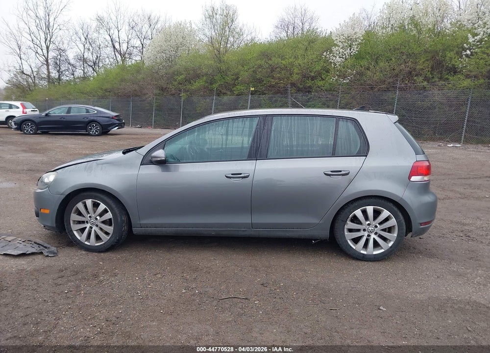 2012 VOLKSWAGEN GOLF TDI 4-DOOR VIN: WVWNM7AJ4CW063307