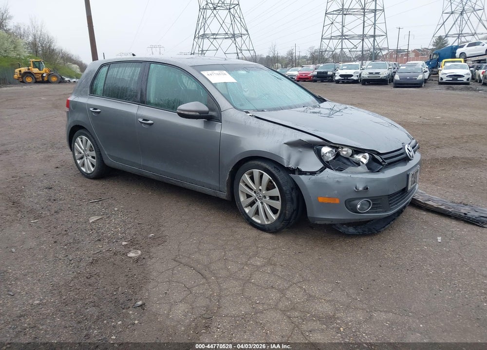 2012 VOLKSWAGEN GOLF TDI 4-DOOR VIN: WVWNM7AJ4CW063307