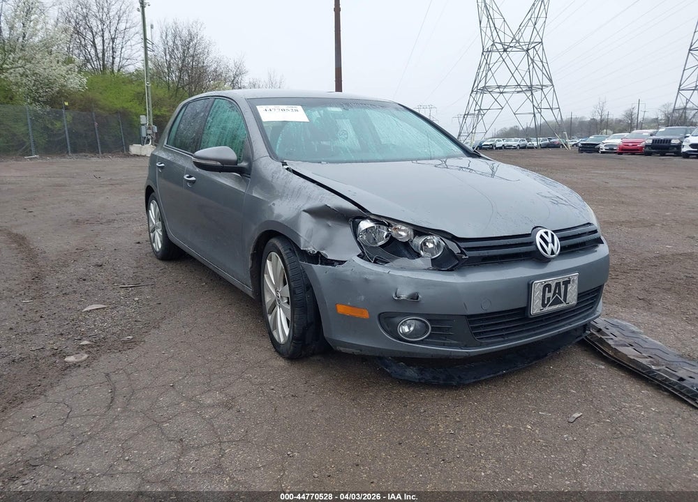 2012 VOLKSWAGEN GOLF TDI 4-DOOR VIN: WVWNM7AJ4CW063307