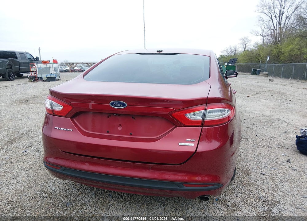 2015 FORD FUSION SE VIN: 3FA6P0HDXFR167140