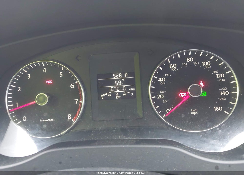 2012 VOLKSWAGEN JETTA 2.5L SE VIN: 3VWDP7AJ2CM408592