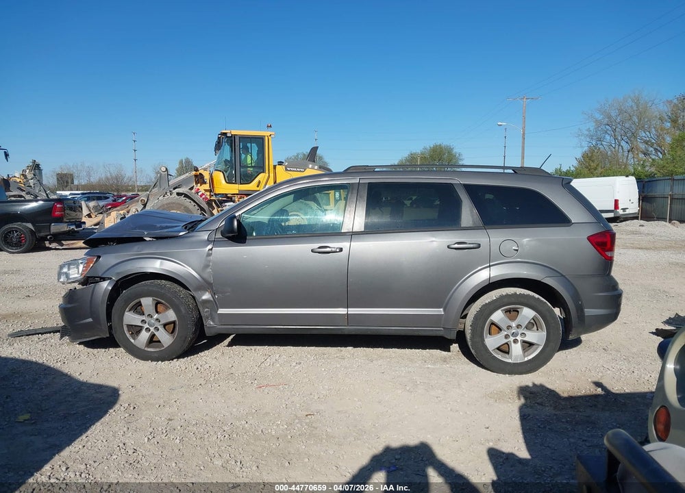 2013 DODGE JOURNEY SE VIN: 3C4PDCAB7DT537834