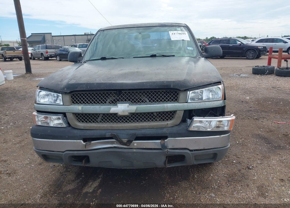 2004 CHEVROLET SILVERADO 1500 WORK TRUCK VIN: 1GCEK19V04Z323227