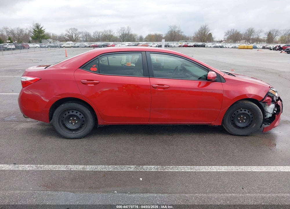 2015 TOYOTA COROLLA LE VIN: 2T1BURHE4FC473433