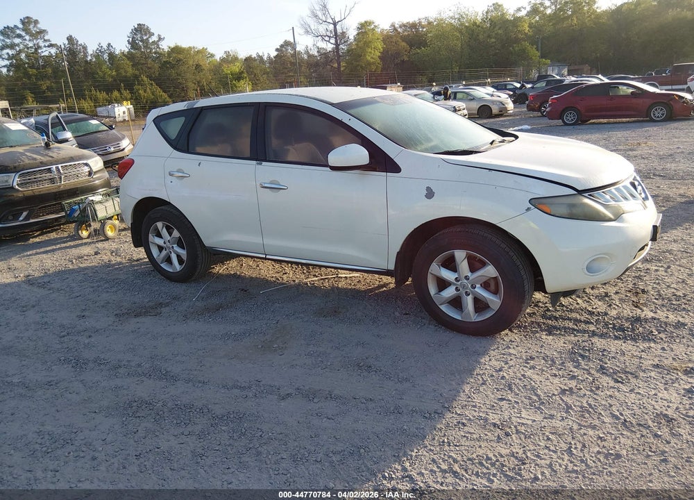 2009 NISSAN MURANO S VIN: JN8AZ18U59W104702