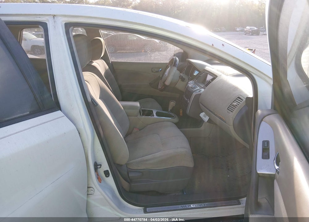 2009 NISSAN MURANO S VIN: JN8AZ18U59W104702