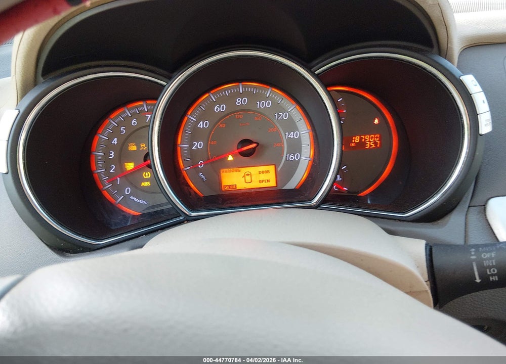 2009 NISSAN MURANO S VIN: JN8AZ18U59W104702