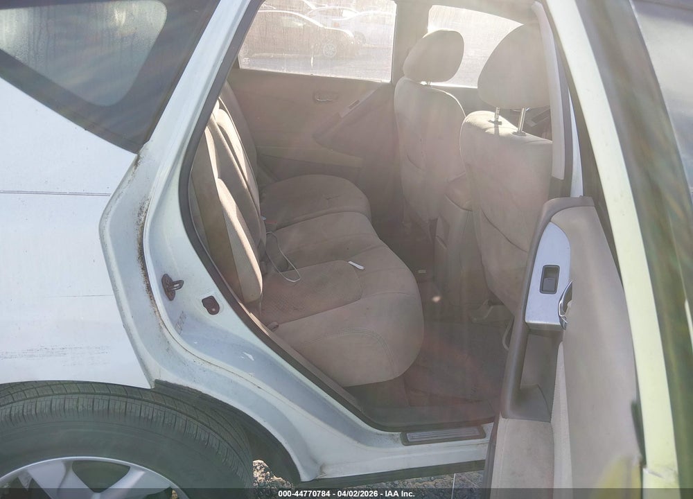 2009 NISSAN MURANO S VIN: JN8AZ18U59W104702