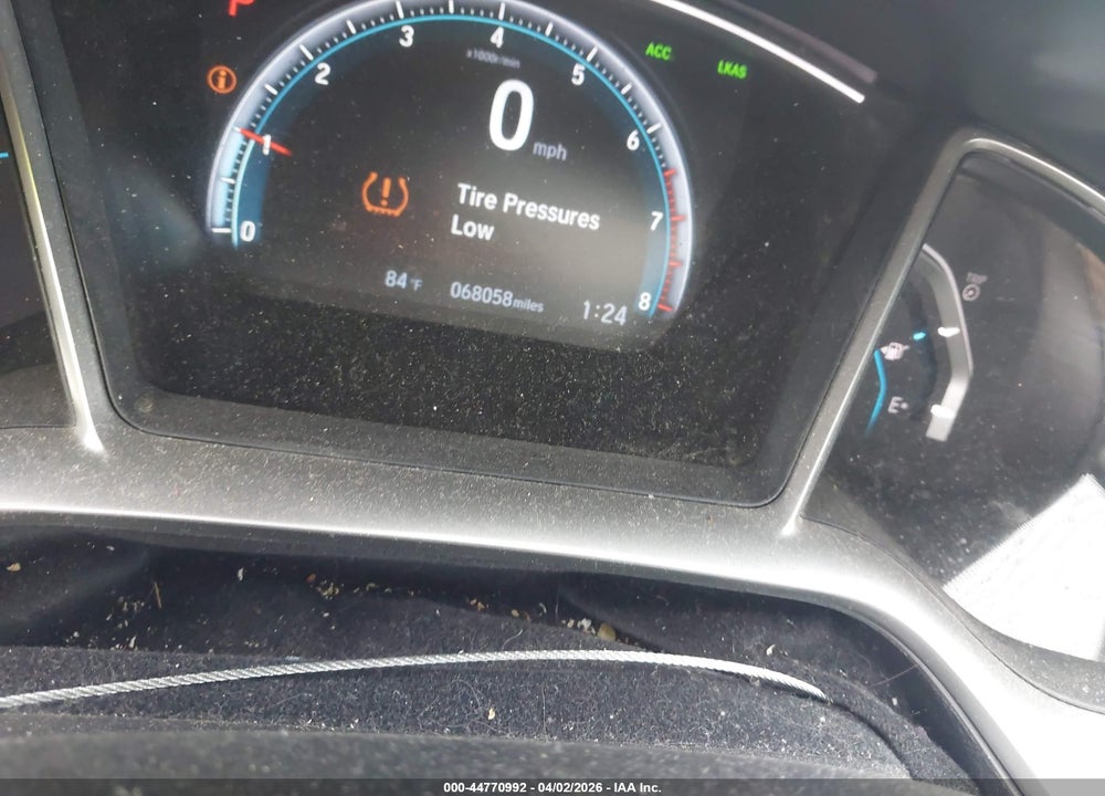2020 HONDA CIVIC EX VIN: 19XFC1F35LE216317
