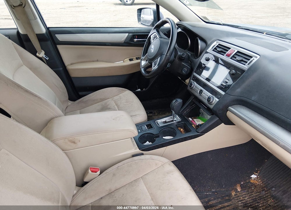 2016 SUBARU LEGACY 2.5I PREMIUM VIN: 4S3BNAC65G3043578