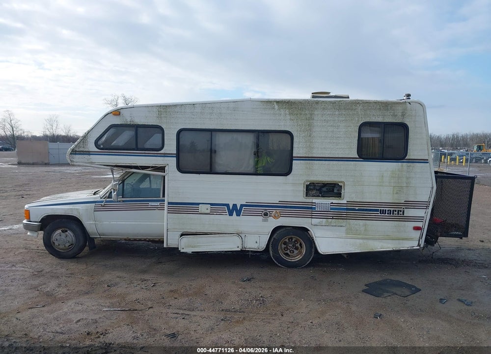 1988 TOYOTA PICKUP CAB CHASSIS RN75 DLX VIN: JT5RN75U0J0023014