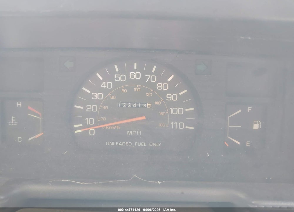 1988 TOYOTA PICKUP CAB CHASSIS RN75 DLX VIN: JT5RN75U0J0023014