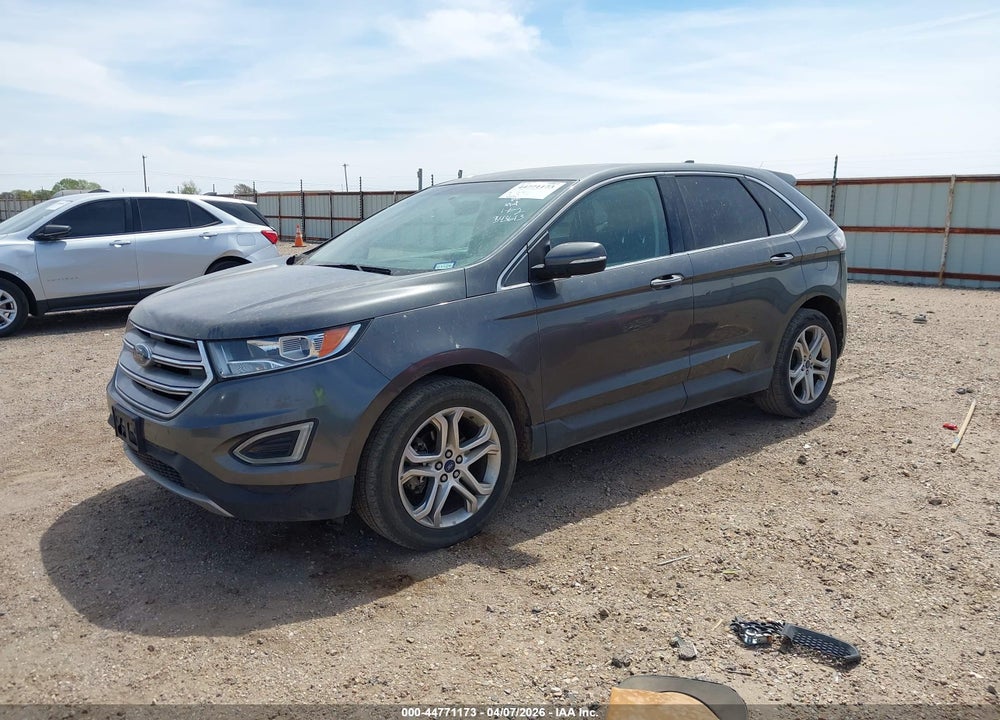 2015 FORD EDGE TITANIUM VIN: 2FMTK3K91FBB43613