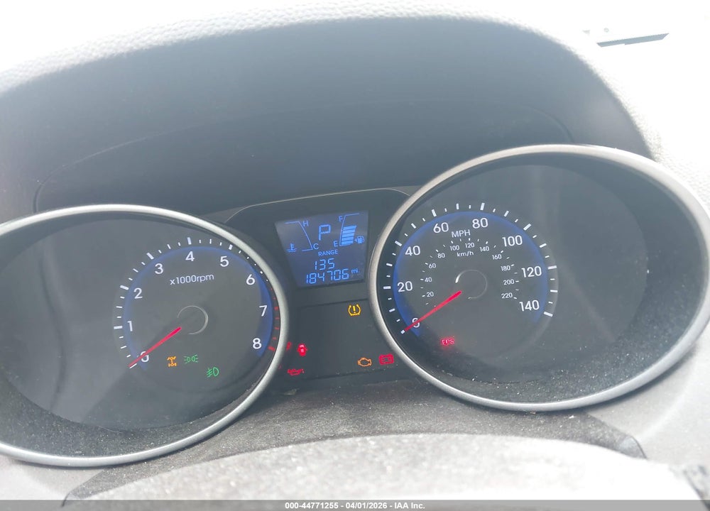 2013 HYUNDAI TUCSON GLS VIN: KM8JUCAC1DU598869