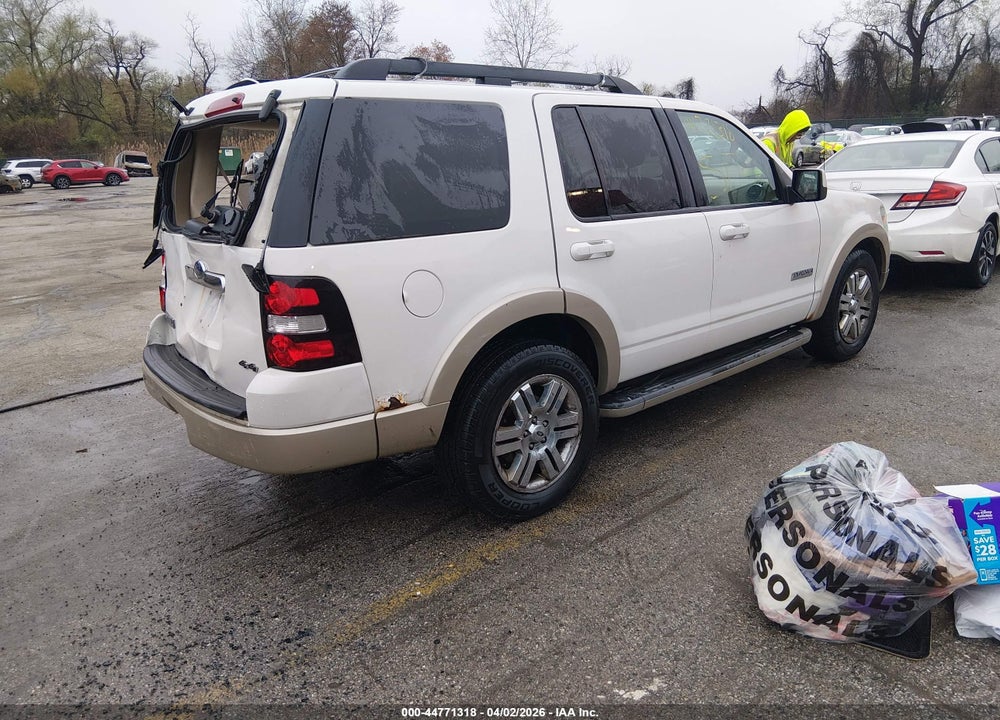2008 FORD EXPLORER EDDIE BAUER VIN: 1FMEU74E08UB00334