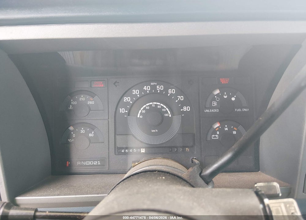 1989 GMC SIERRA C1500 VIN: 1GTDC14K9KZ529388