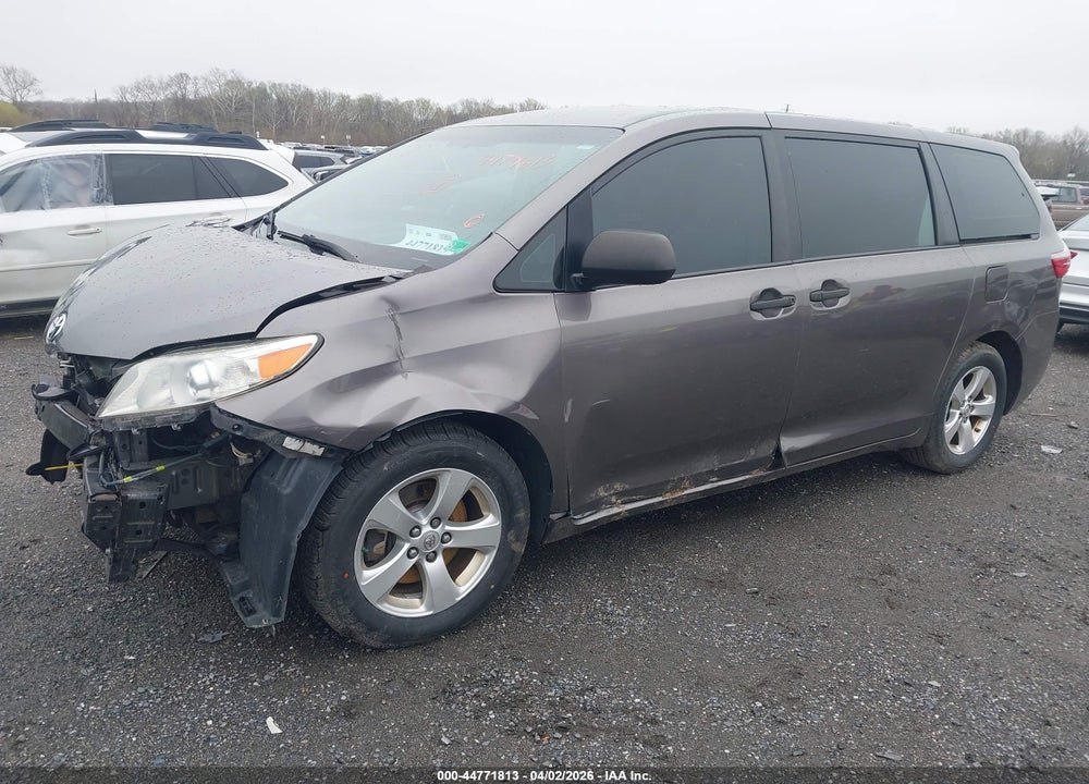 2017 TOYOTA SIENNA L 7 PASSENGER VIN: 5TDZZ3DC8HS797044