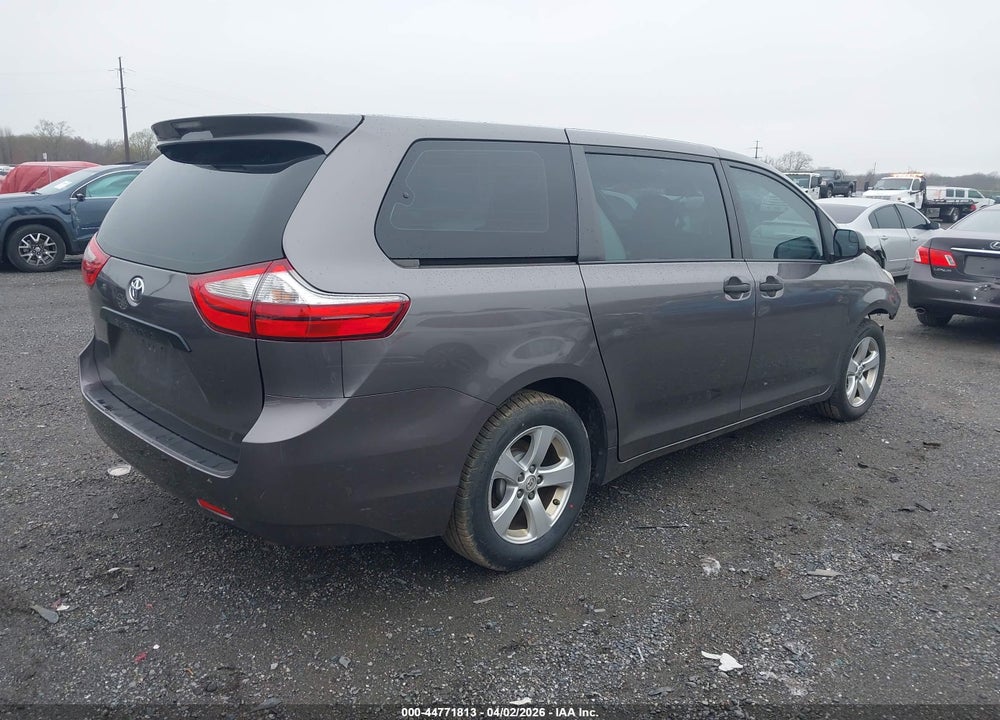 2017 TOYOTA SIENNA L 7 PASSENGER VIN: 5TDZZ3DC8HS797044
