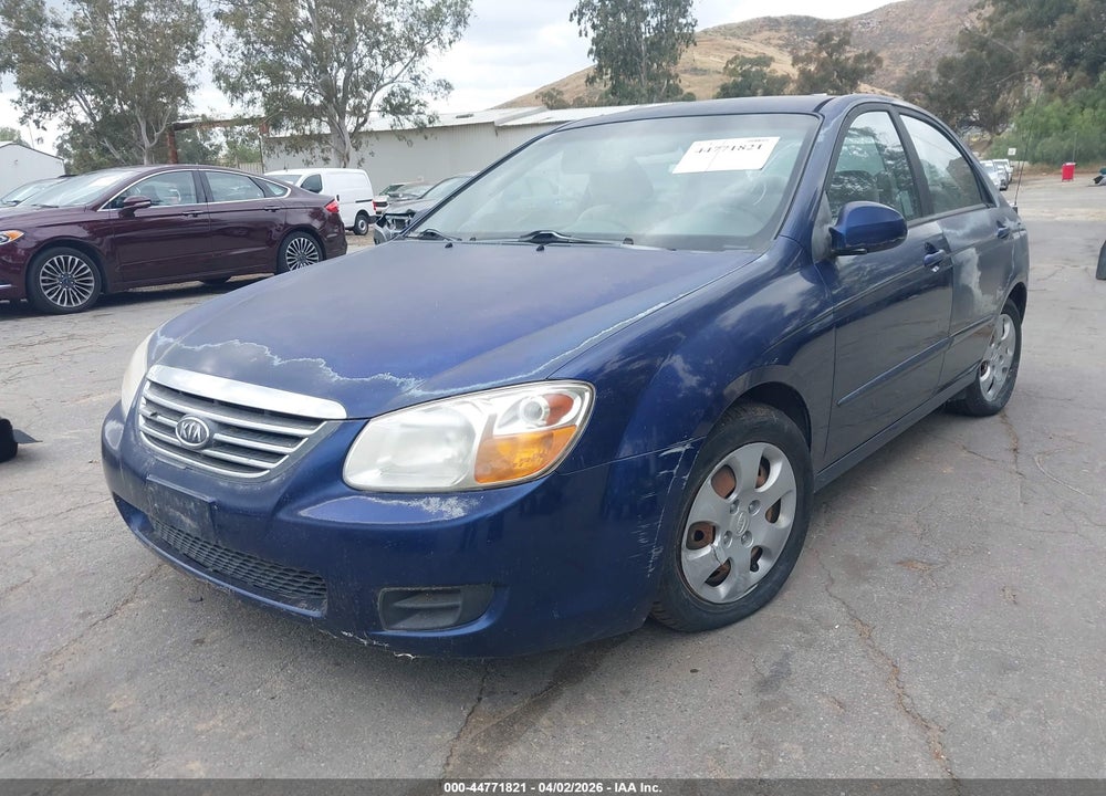 2008 KIA SPECTRA EX VIN: KNAFE122085583696