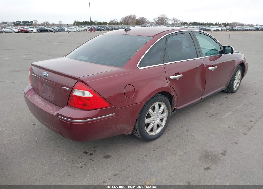 2007 FORD FIVE HUNDRED LIMITED VIN: 1FAHP251X7G140950