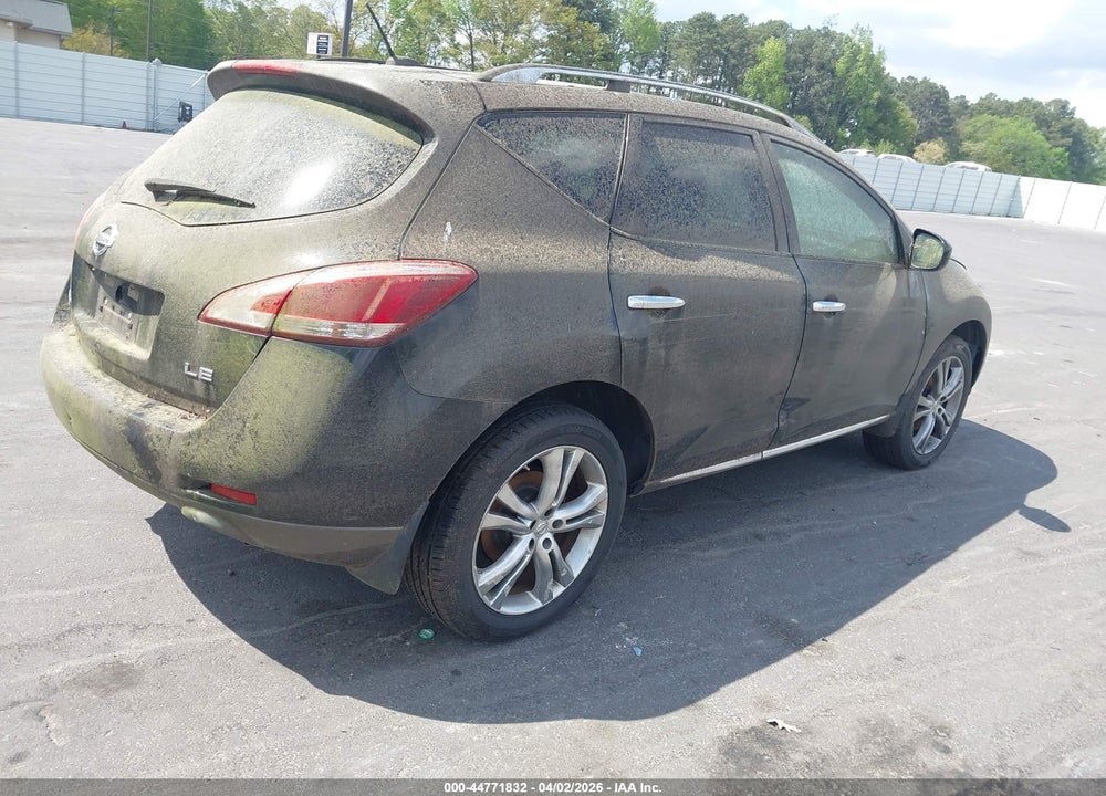 2011 NISSAN MURANO LE VIN: JN8AZ1MUXBW054357