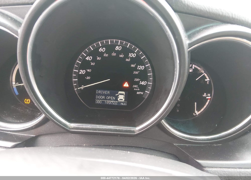 2007 LEXUS RX 400H VIN: JTJHW31U972034826