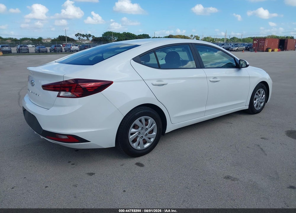 2019 HYUNDAI ELANTRA SE VIN: 5NPD74LF4KH487021