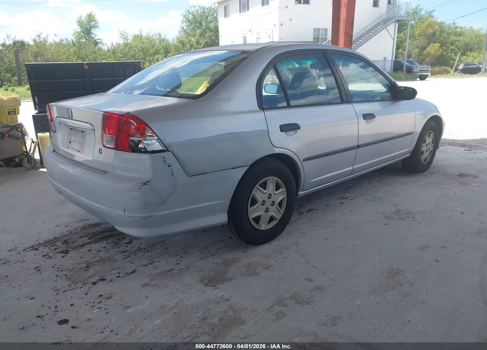 2004 HONDA CIVIC VP VIN: 1HGES16444L005787