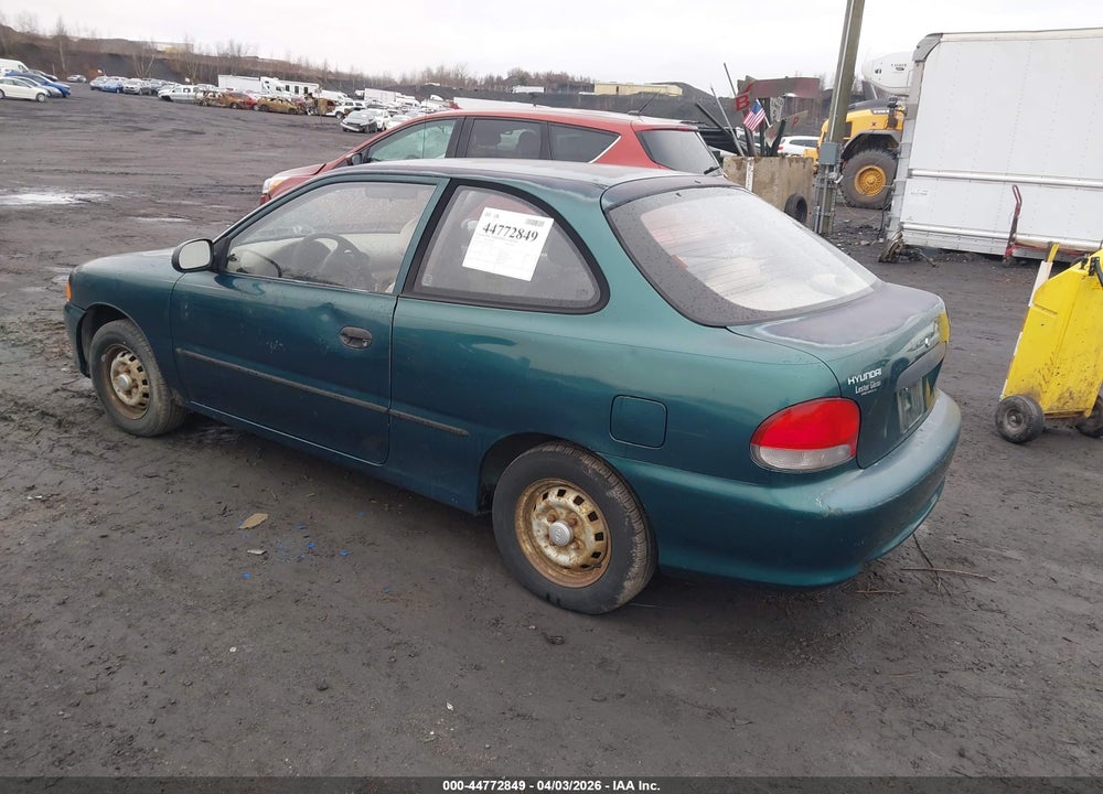 1999 HYUNDAI ACCENT L VIN: KMHVD14N4XU448150