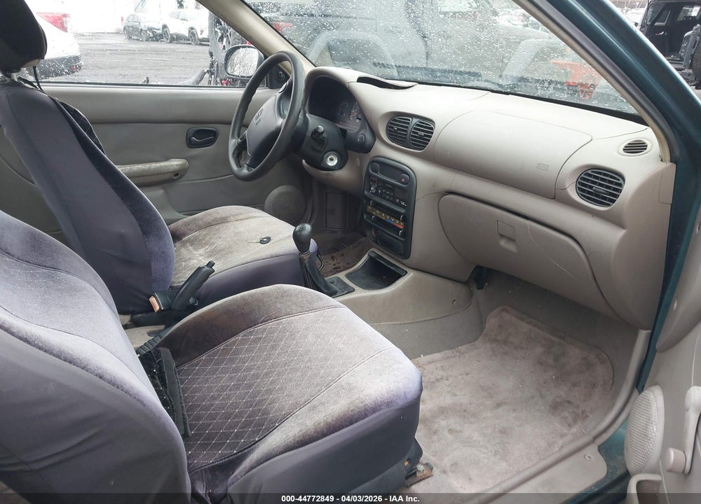 1999 HYUNDAI ACCENT L VIN: KMHVD14N4XU448150