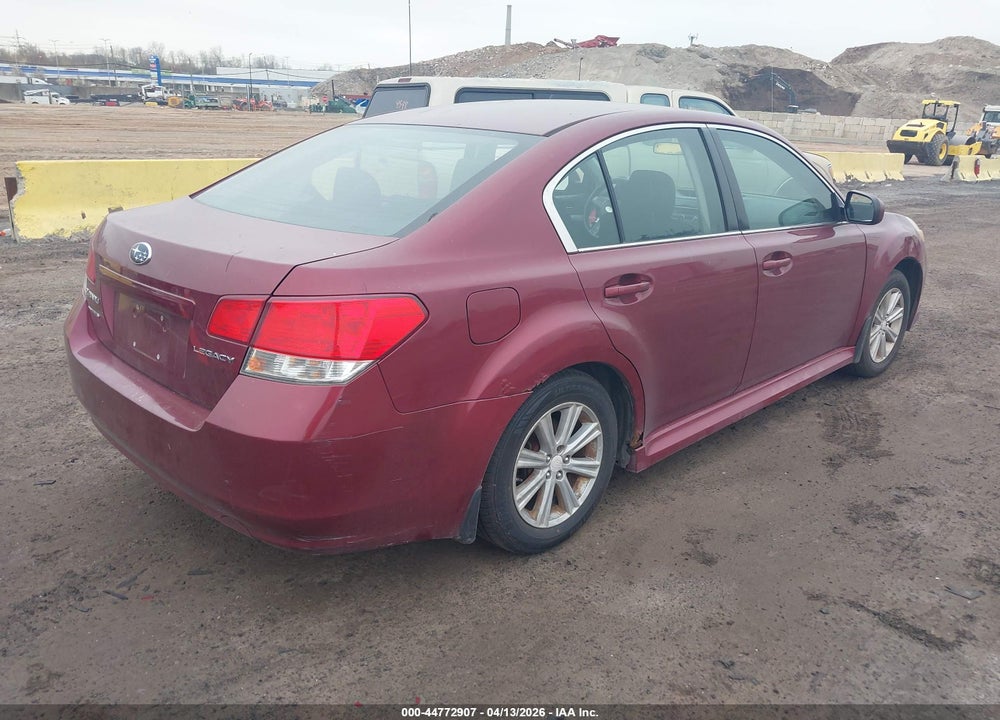 2011 SUBARU LEGACY 2.5I PREMIUM VIN: 4S3BMAC68B1218185
