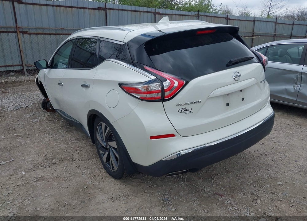 2018 NISSAN MURANO PLATINUM VIN: 5N1AZ2MH6JN140964