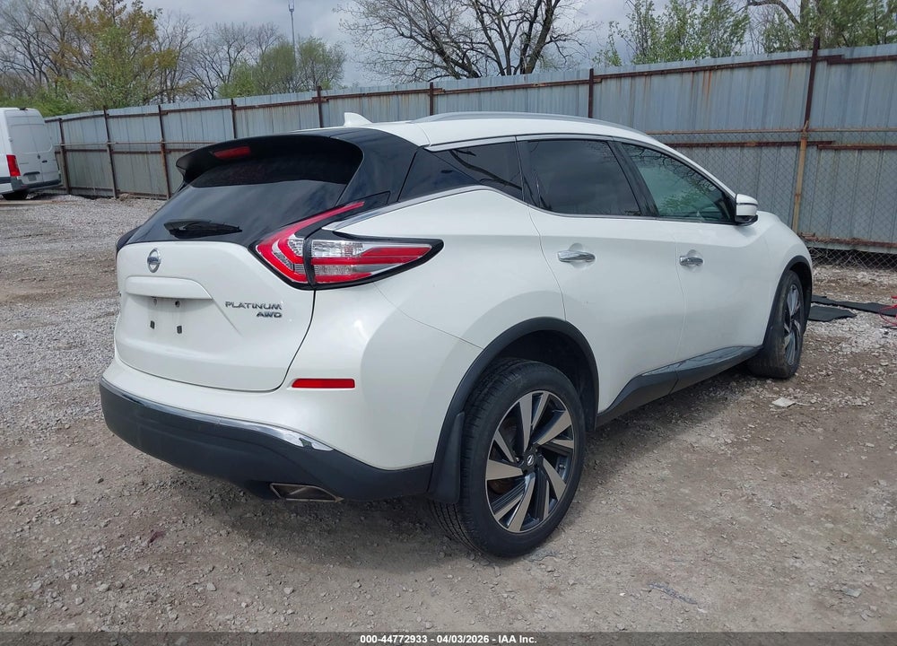 2018 NISSAN MURANO PLATINUM VIN: 5N1AZ2MH6JN140964