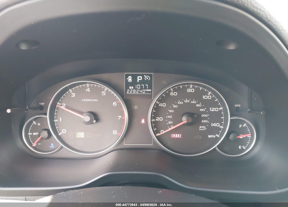 2014 SUBARU OUTBACK 2.5I PREMIUM VIN: 4S4BRBCC4E3242436