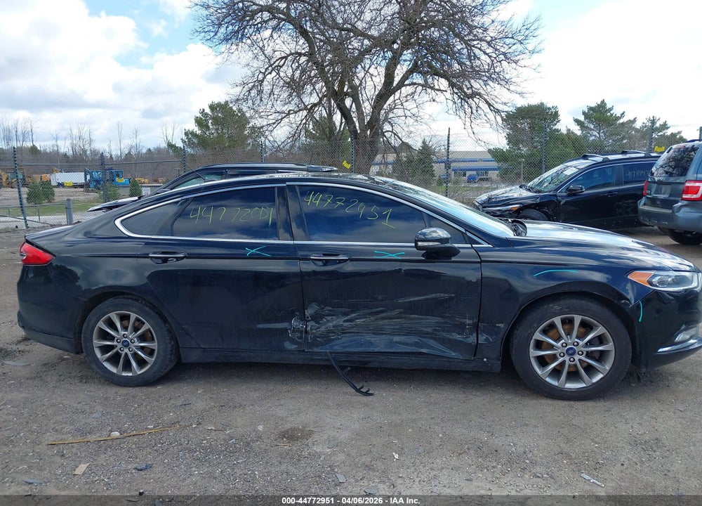 2017 FORD FUSION SE VIN: 3FA6P0HD9HR166600