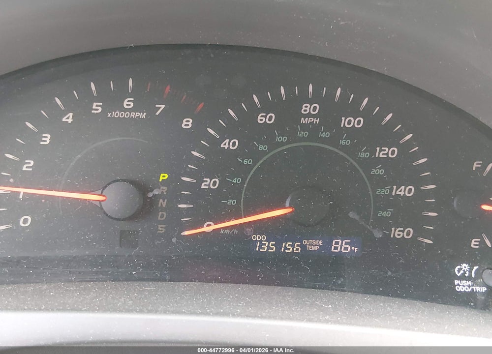2007 TOYOTA CAMRY LE V6 VIN: 4T1BK46K17U034420
