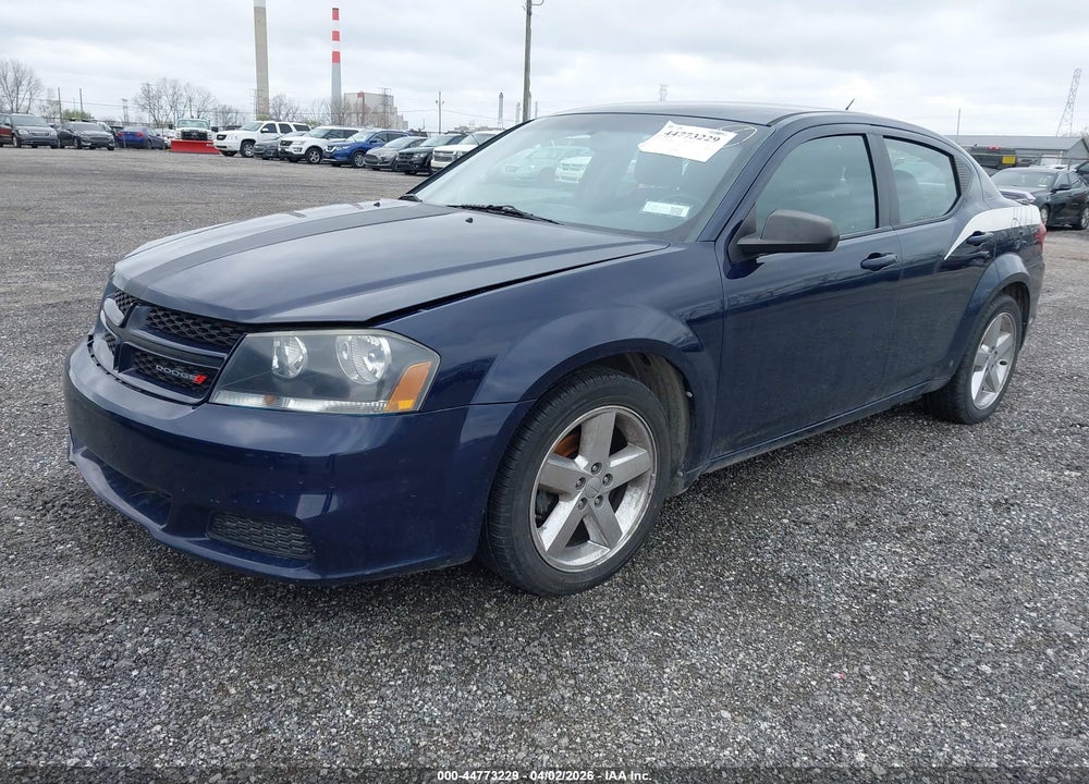 2013 DODGE AVENGER SE V6 VIN: 1C3CDZAG0DN768589