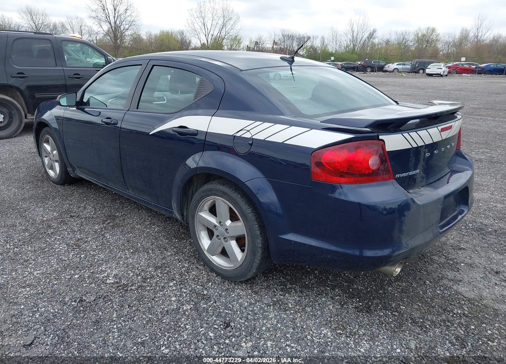 2013 DODGE AVENGER SE V6 VIN: 1C3CDZAG0DN768589